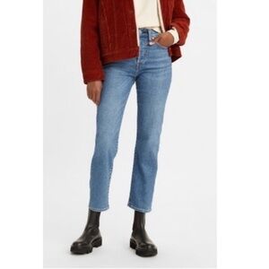 NWT‎ Levi's Women's Wedgie Straight HighRise Stretch Jeans Size 31 × 28